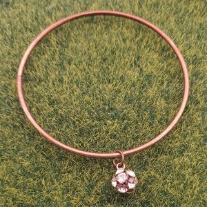 Disco Ball Crystal Charm Bracelet B3402